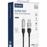 DADU 4-in-1 65W+27W Super Fast Multi-Charging Cable Model DC-C174 Black