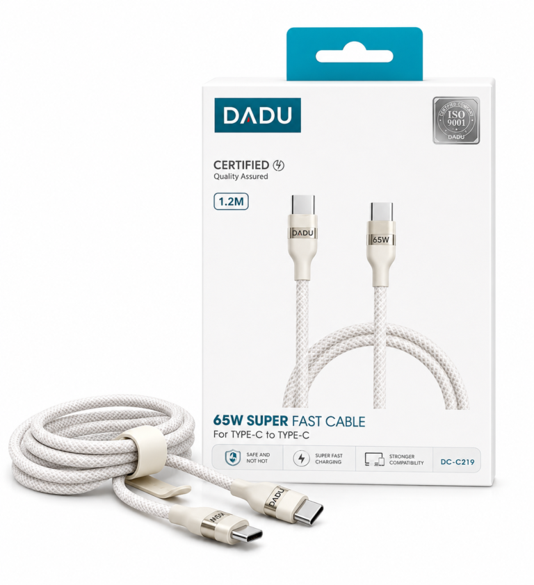 DADU 65W 1.2M Type-C to Type-C Super Fast Cable Model DC-C219