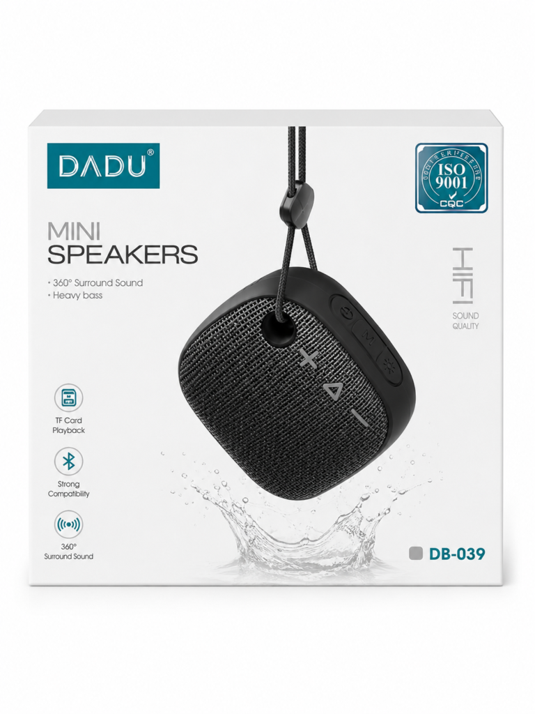 DADU DB-039 Portable Mini Wireless Bluetooth Speaker Black