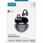 DADU DT-064 Open-Ear Clip 3D Surround Sound Wireless Earbuds Grey