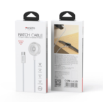YESIDO DS32 Type-C Magnetic Apple Watch Charger Cable (2.5W / 100cm Braided) - Image 2