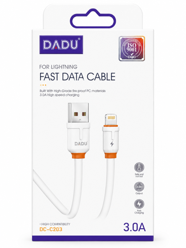 DADU DC-C203 USB to Lightning 3.0A 1M Silicon Fast Cable