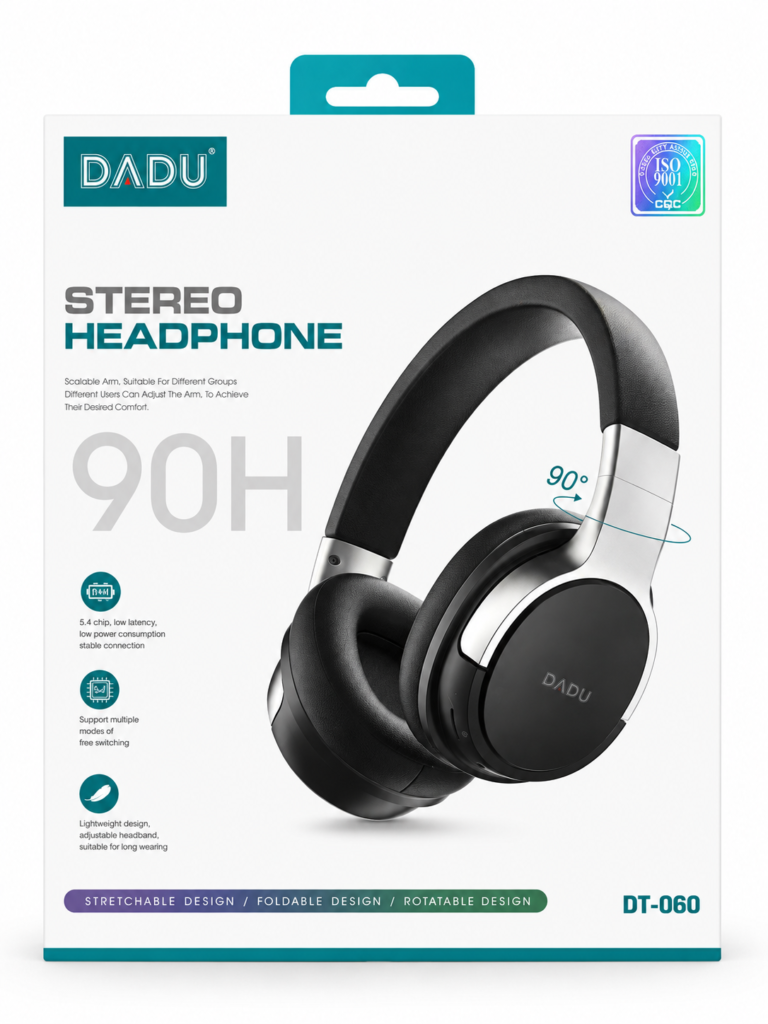 DADU DT-060 Bluetooth Wireless Stereo Headphone (90H Playtime)