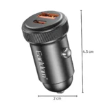 Earldom CC41 30W Dual Port Car Charger 1A1C (Mini & Compact Fit)image-13