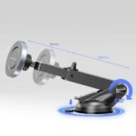 Earldom EH211 Mag-Safe Car Holder (Scalable Length & Universal Windshield Mount) - Image 2