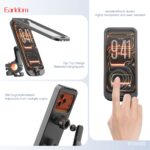 Earldom EH355 Bicycle Waterproof Phone Holder (Clear Screen View & Sensitive Touch) - Image 2