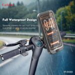Earldom EH355 Bicycle Waterproof Phone Holder (Clear Screen View & Sensitive Touch) - Image 5