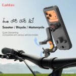 Earldom EH355 Bicycle Waterproof Phone Holder (Clear Screen View & Sensitive Touch) - Image 6