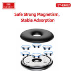 Earldom EH82 Steelrig Magnetic Phone Holder (For Car Dashboard & Desktop) - Image 5