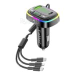 Earldom M105 7-in-1 Wireless Car MP3 FM Transmitter (RGB 7 Colors & 3.1A)