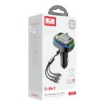 Earldom M105 7-in-1 Wireless Car MP3 FM Transmitter (RGB 7 Colors & 3.1A) - Image 2