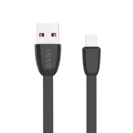 VIDVIE CB411i USB to Lightning 2.4A Silicon Cable (1M)