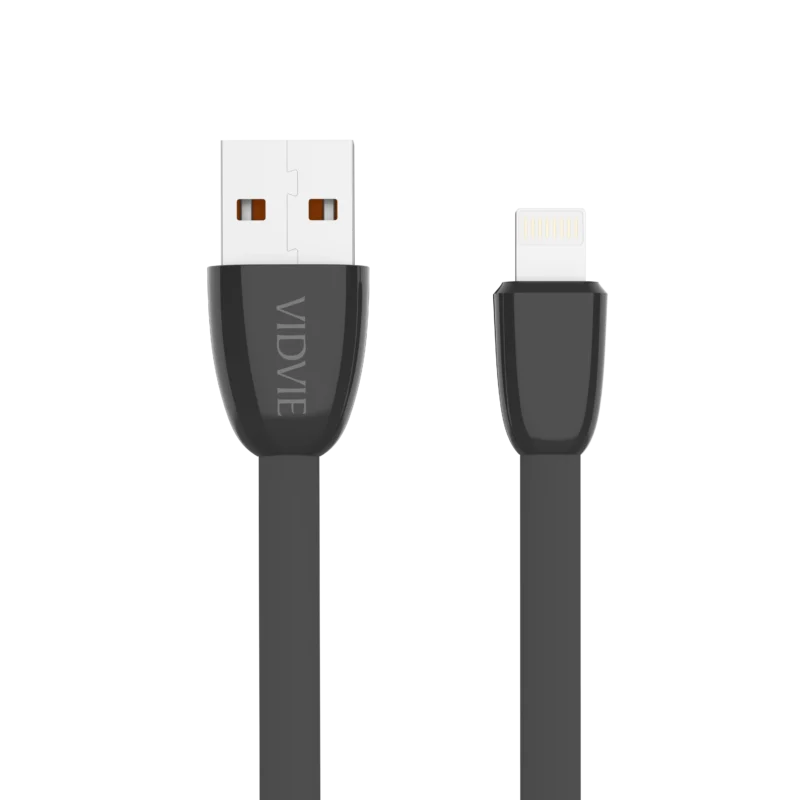 VIDVIE CB411i USB to Lightning 2.4A Silicon Cable (1M)