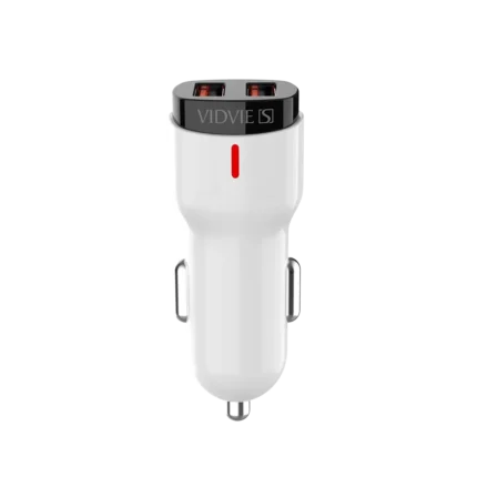 VIDVIE CC06 Dual USB 2.4A Fast Car Charger (Safety Protection)image-1