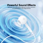 VIDVIE HS662 Half In-Ear 3.5mm Wired Headset (Wire-Controlled) - Image 3