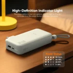 VIDVIE PB7021 Multifunctional 10000mAh 22.5W Power Bank (Built-In Adapter & Cables) - Image 2