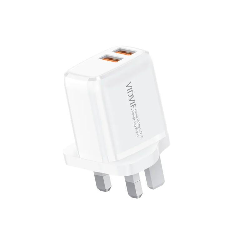 VIDVIE PLB145 Dual USB 2.4A Fast Charger (Compact Design)image-1