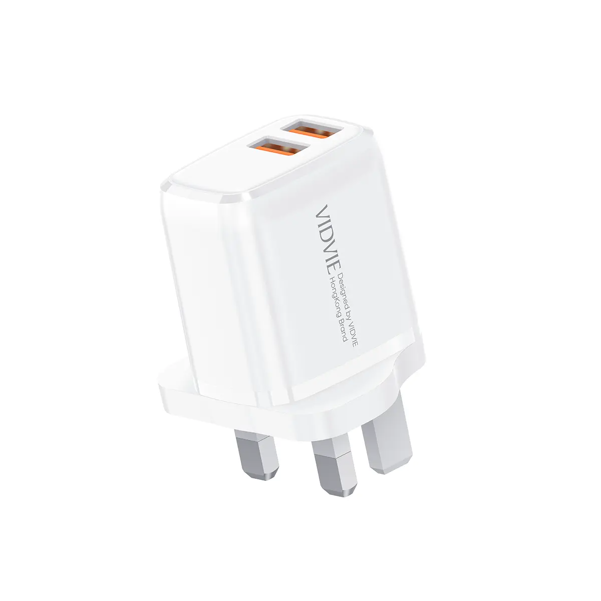 VIDVIE PLB145 Dual USB 2.4A Fast Charger (Compact Design)image-1 VIDVIE PLB145 Dual USB 2.4A Fast Charger (Compact Design)image-1