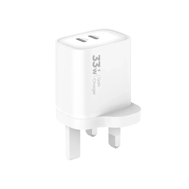 VIDVIE PLB160 Dual Type-C 33W GaN Fast Charger (Smart AI Chip)-1
