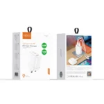 VIDVIE PLB166 Dual Type-C & USB 66W PD Fast Charger (LED Indicator) - Image 2