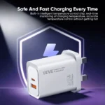 VIDVIE PLB182 Type-C & USB 30W GaN Fast Charger (Multi-Protocol) - Image 5