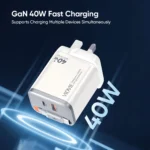 VIDVIE XL-PLB127 Retractable Cord 40W GaN Fast Charger - Image 5