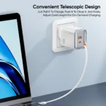 VIDVIE XL-PLB127 Retractable Cord 40W GaN Fast Charger - Image 6