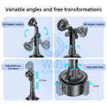 YESIDO C200 Magnetic Cup Holder Mount (20PCS Strong Magnets) - Image 3