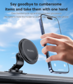 YESIDO C220 Dashboard Strong Magnet Car Holder (For iPhone 12–16 Series) - Image 2