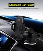 YESIDO C23 Telescopic Arm Suction Cup Car Phone Holder (360° Rotation) - Image 3
