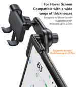YESIDO C250 Floating Screen Clamp Car Phone Holder (Adjustable Buckle) - Image 4