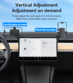 YESIDO C250 Floating Screen Clamp Car Phone Holder (Adjustable Buckle) - Image 5