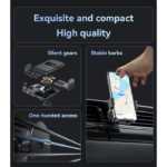 YESIDO C251 Floating Screen Magnet Car Holder (For iPhone 12–16 Series) - Image 2