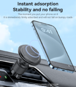 YESIDO C252 Air Vent Magnetic Car Phone Holder (For iPhone 12–16 Series) - Image 4