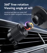 YESIDO C252 Air Vent Magnetic Car Phone Holder (For iPhone 12–16 Series) - Image 8