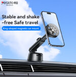 YESIDO C266 Multi-Angle Magnetic Phone Holder For Dashboard & Windshield - Image 2