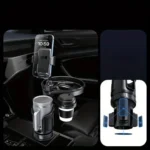 YESIDO C274 4-in-1 Multifunctional Car Cup Holder Tray Stand (With Phone Holder) - Image 3