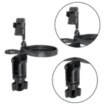 YESIDO C274 4-in-1 Multifunctional Car Cup Holder Tray Stand (With Phone Holder) - Image 2