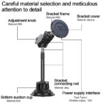 YESIDO C323 Magnet Wireless Vlog Holder 15W Fast Charging Stand - Image 8