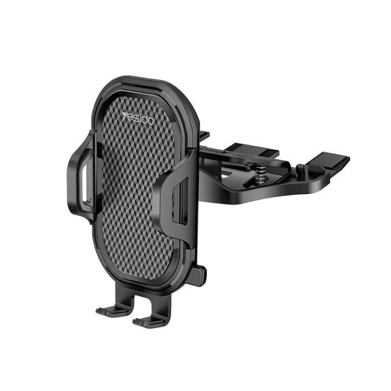 YESIDO C84 Combination CD Slot and Air Vent Car Phone Holder (360° Rotation)image-1