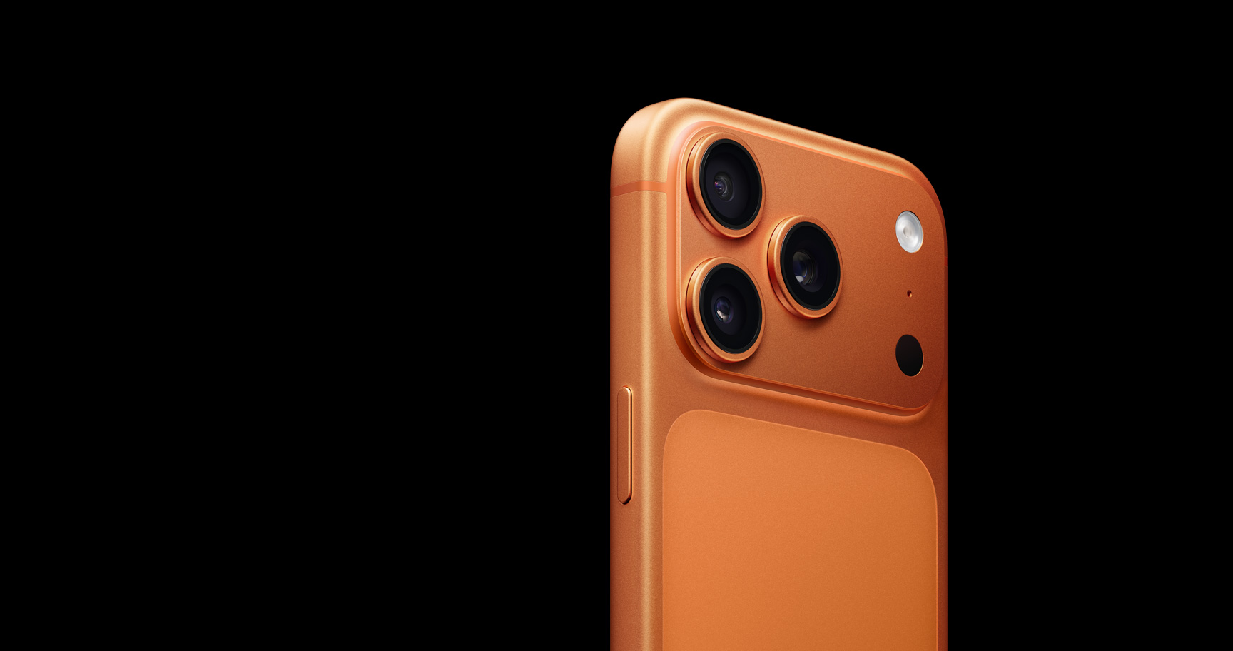 Apple iPhone 17 Pro Max in Cosmic Orange finish