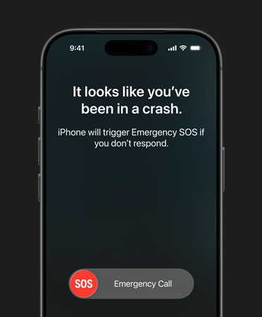 iPhone 17 Pro Max Crash Detection safety sensor system