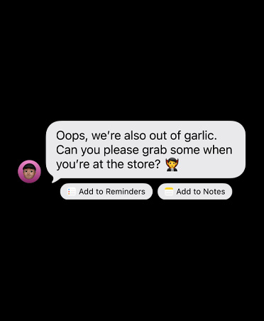 Smart suggestions