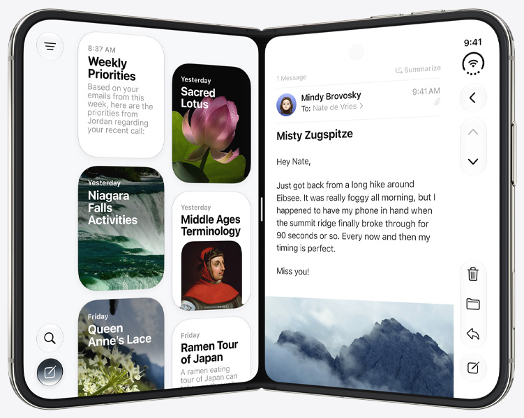 Siri AI assistant interface